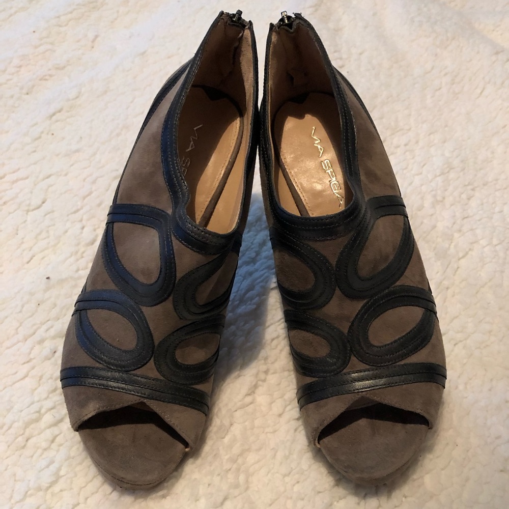 Via Spiga platform heel